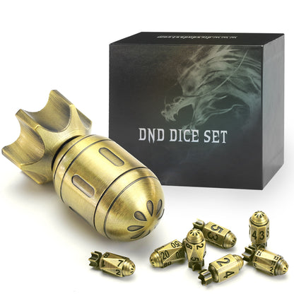 Missile Bronze-Missile Dice for Dungeons and Dragons, RPGs DND Gifts