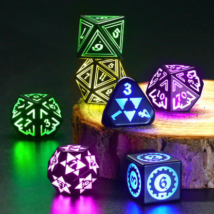 Geometry RGB-Gamer's accessory,Wireless charging DND Dice set