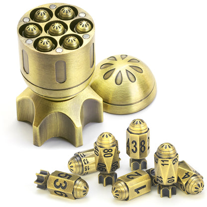 Missile Bronze-Missile Dice for Dungeons and Dragons, RPGs DND Gifts