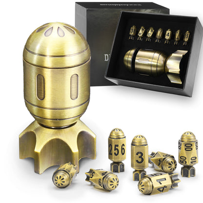 Missile Bronze-Missile Dice for Dungeons and Dragons, RPGs DND Gifts